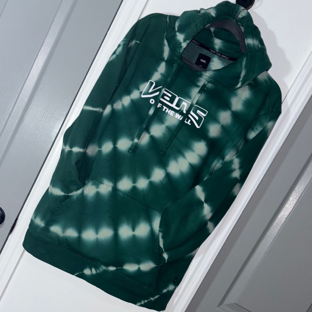 Vans Dark Green Tie-Dye Hoodie